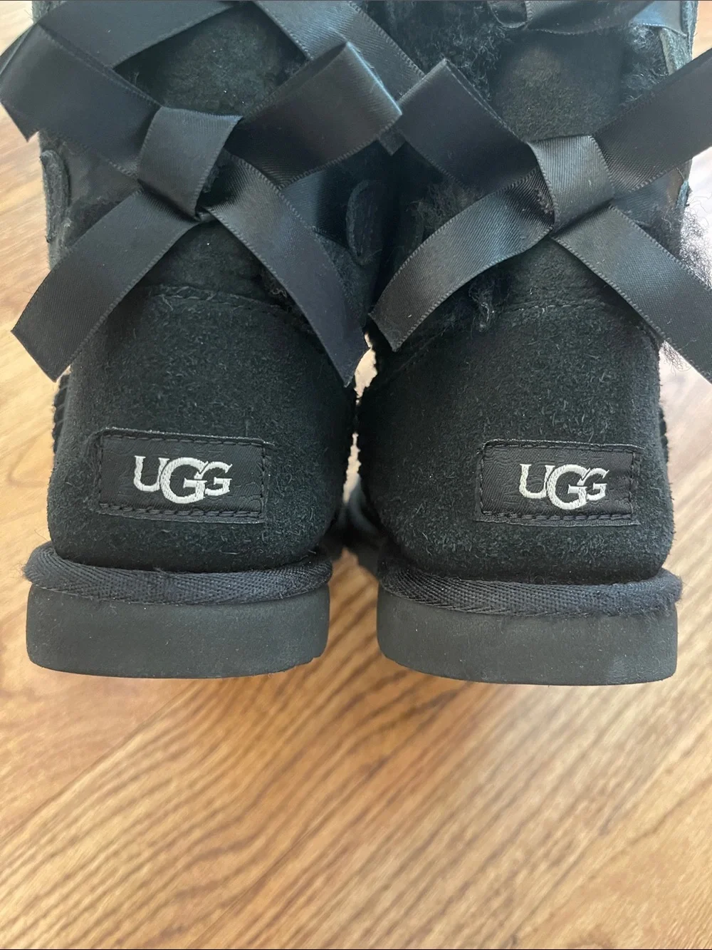 UGG black suede